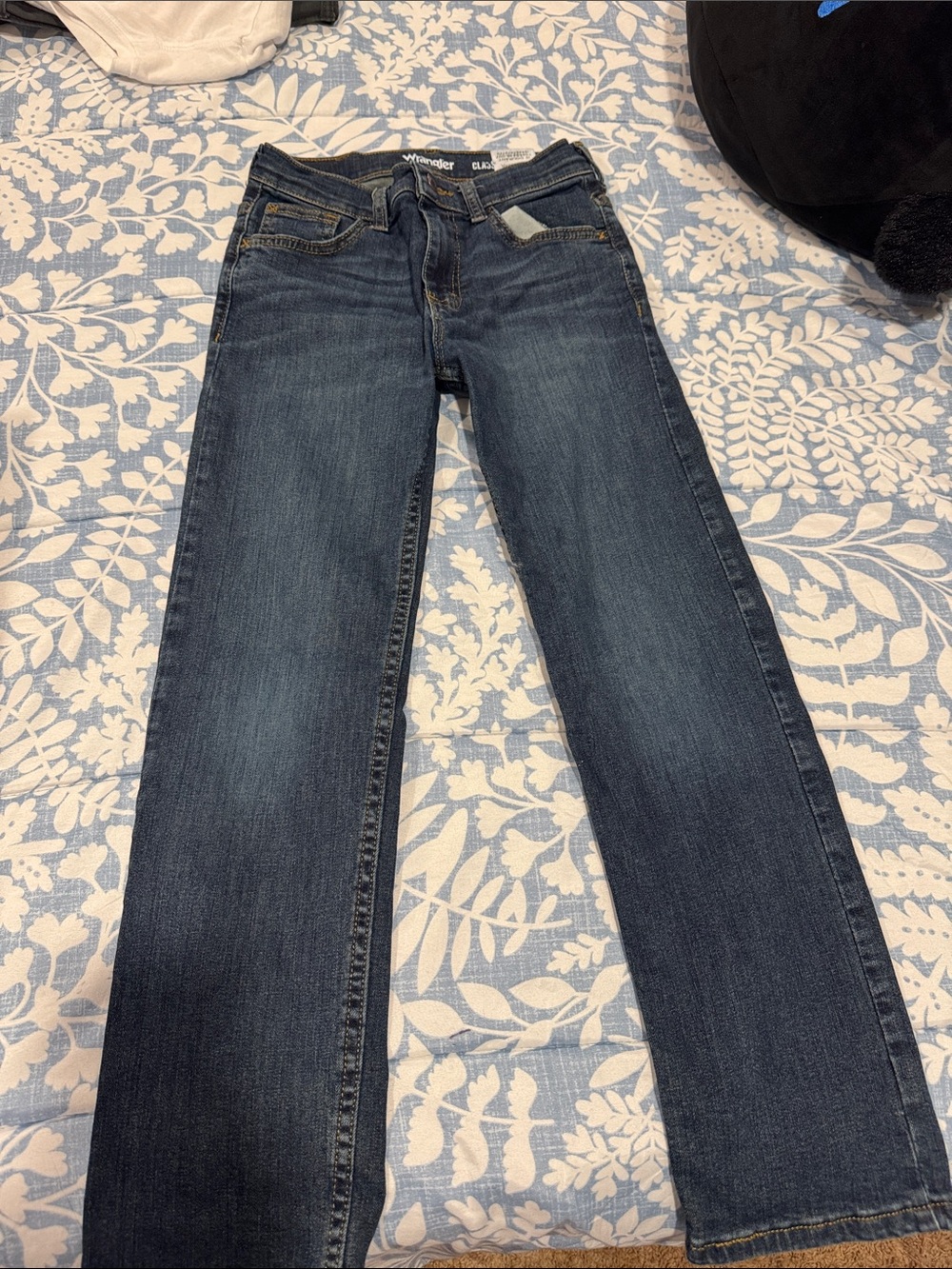 Wrangler Indigo Straight-Leg boys Jeans
Size 10 regular